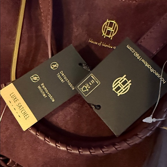 House of Harlow 1960 Luxurious Plum/Purple Satchel - Picture 2 of 9